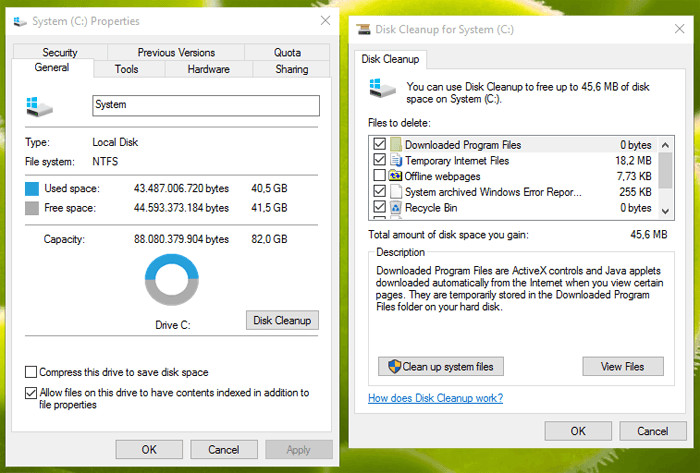 Disk Cleanup