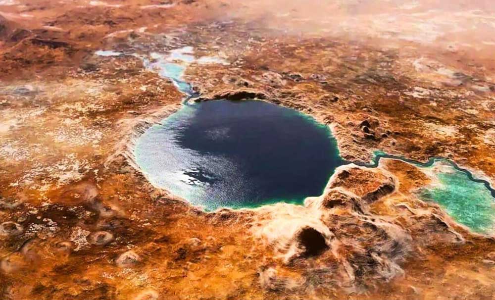 Foto Air di Mars